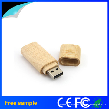 Rectángulo de alta velocidad clásico de madera USB Flash Drive